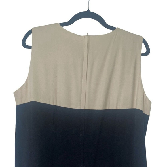 Sl FASHIONS | Vintage Women's Blue & Beige Rayon Top & Dress 2 Piece Set 16WP - Picture 6 of 16